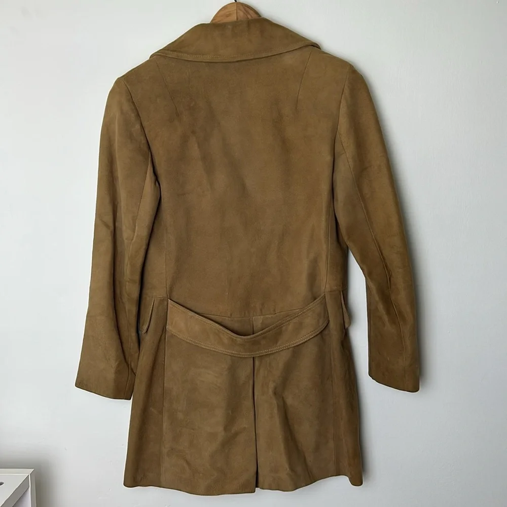 Vintage Scully 1970s Suede Peacoat - Picture 2 of 4